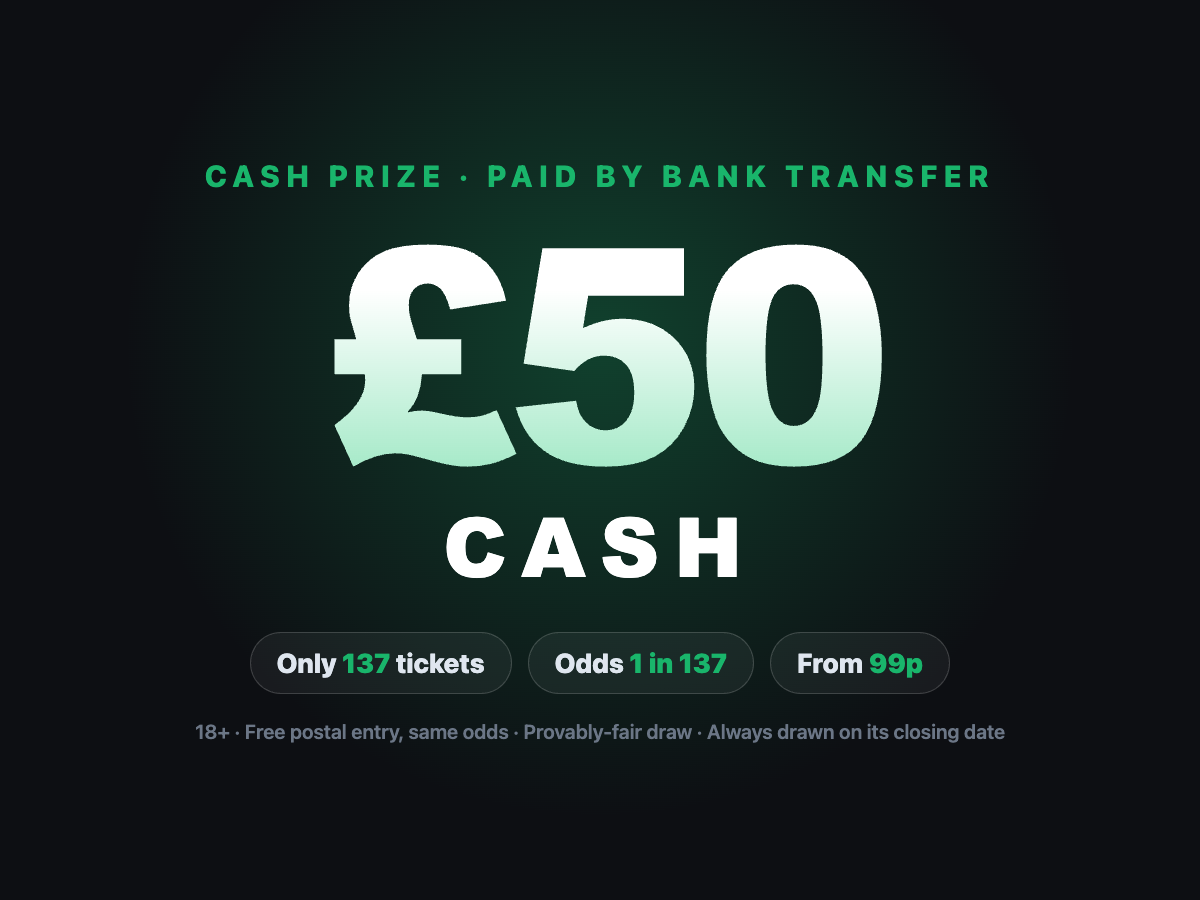 £50 Cash